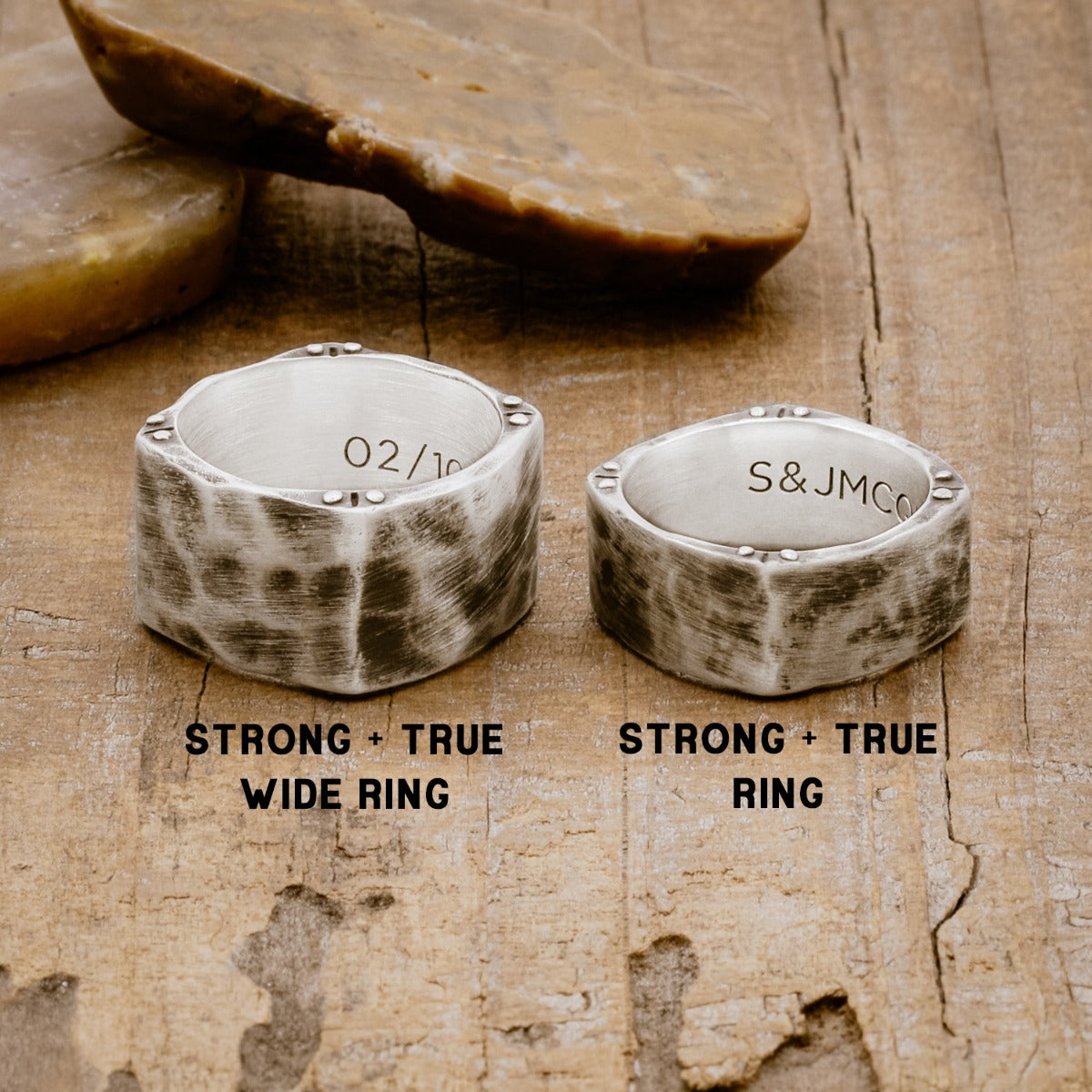 Strong + True Wide Ring [Sterling Silver]