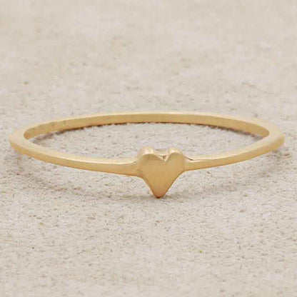 Sweet Love Ring - One Heart {10k Gold}