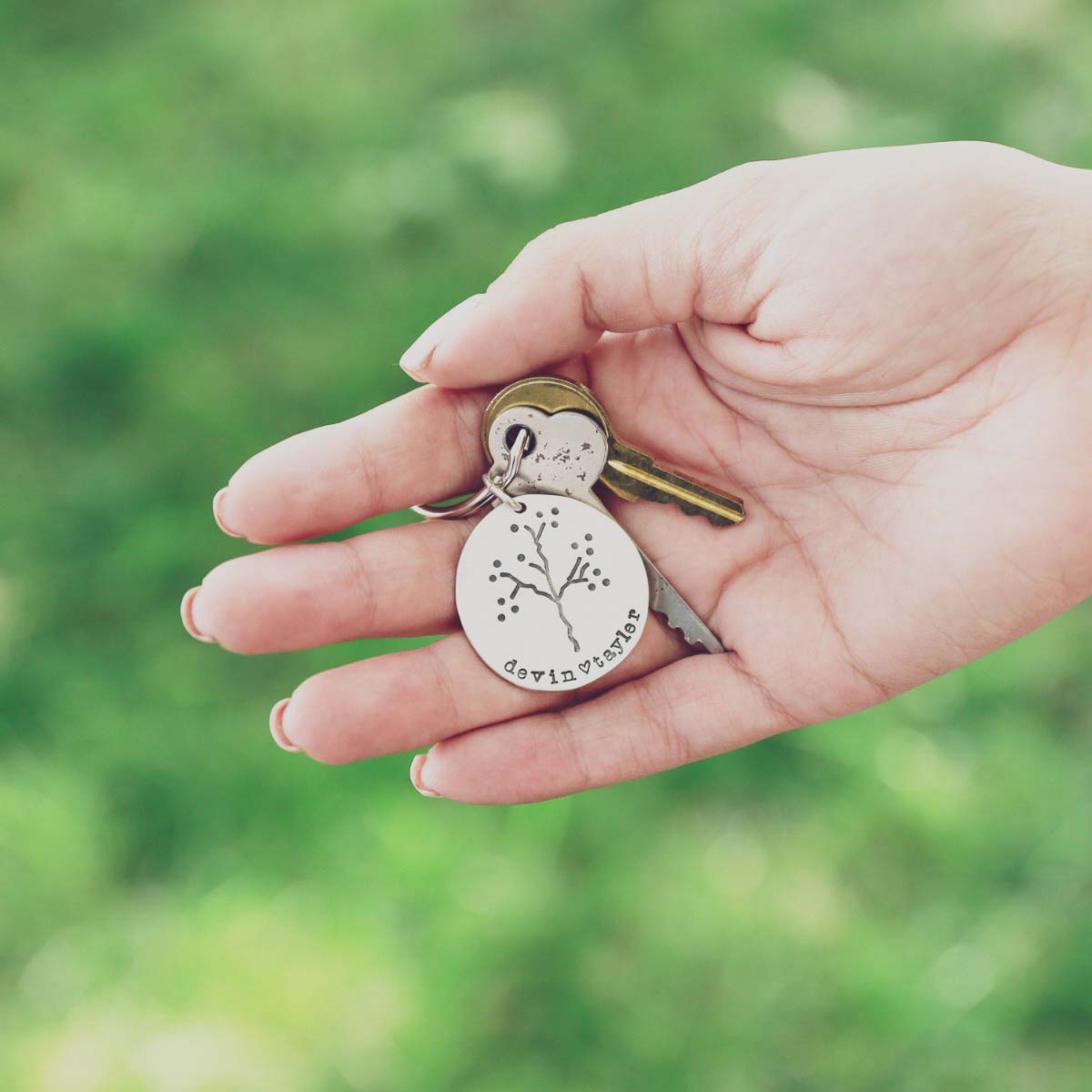 The Original Family Tree Keychain {Sterling Silver}