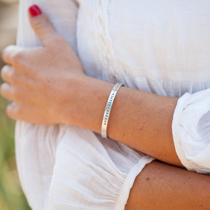 Thin Sterling Cuff {Sterling Silver}