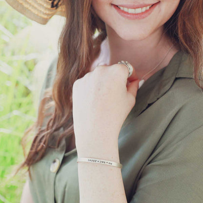 Thin Sterling Cuff {Sterling Silver}