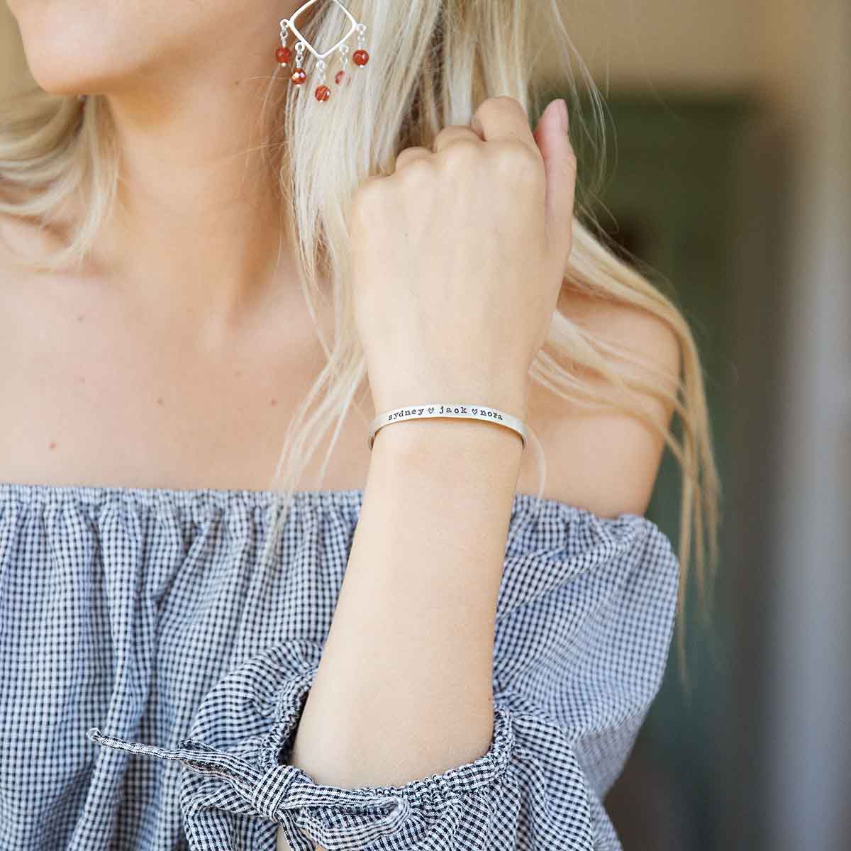 Thin Sterling Cuff {Sterling Silver}