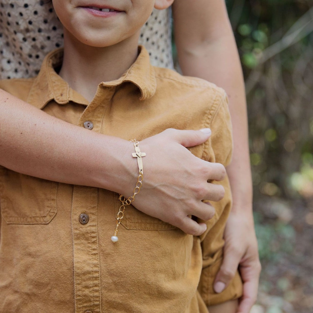 Cross of Faith Bracelet {14k Gold}