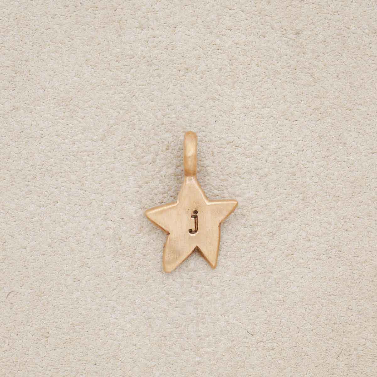 Twinkle Little Star Initial Charm {Bronze}