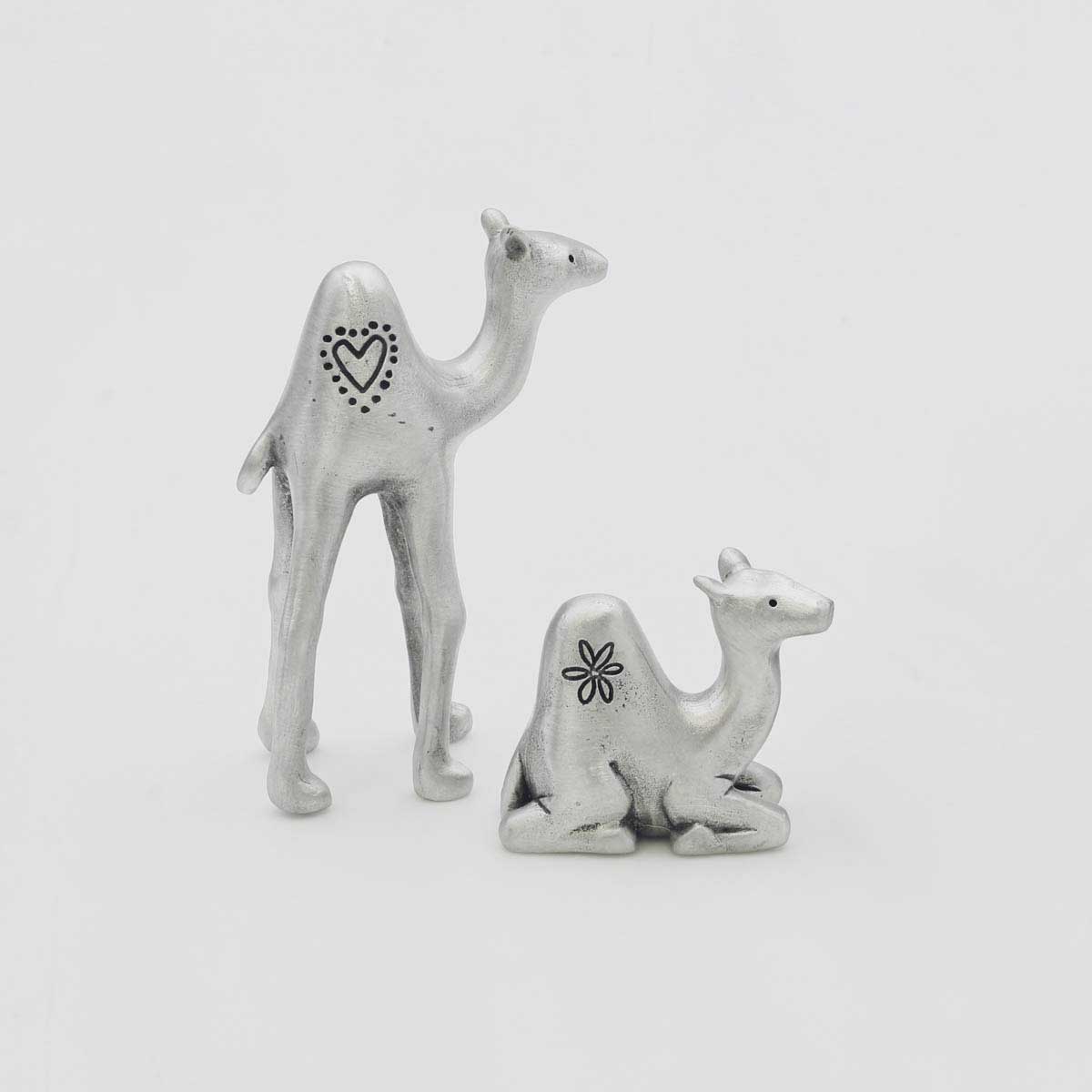 Two Wise Camels Nativity Figurine Set