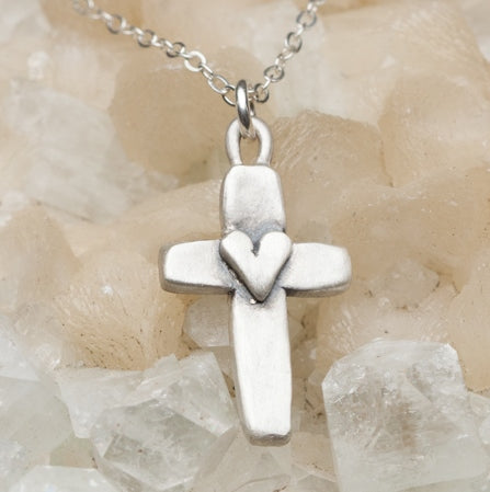 Cross Of Faith Necklace {Sterling Silver}