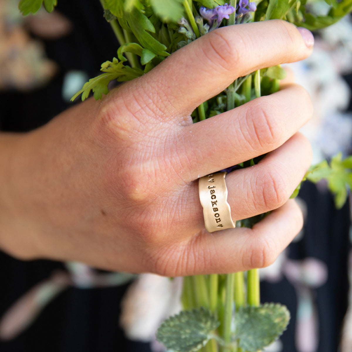 Very Fine Line Ring {14k Gold}