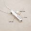 What Matters Most Necklace - 3 Sides {Sterling Silver}