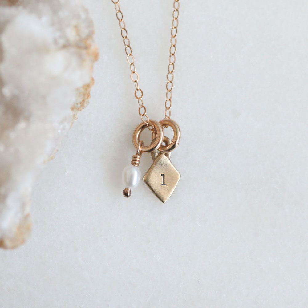 Wild About You Initials Necklace {10k gold}