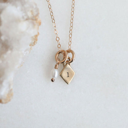 Wild About You Initials Necklace {10k gold}