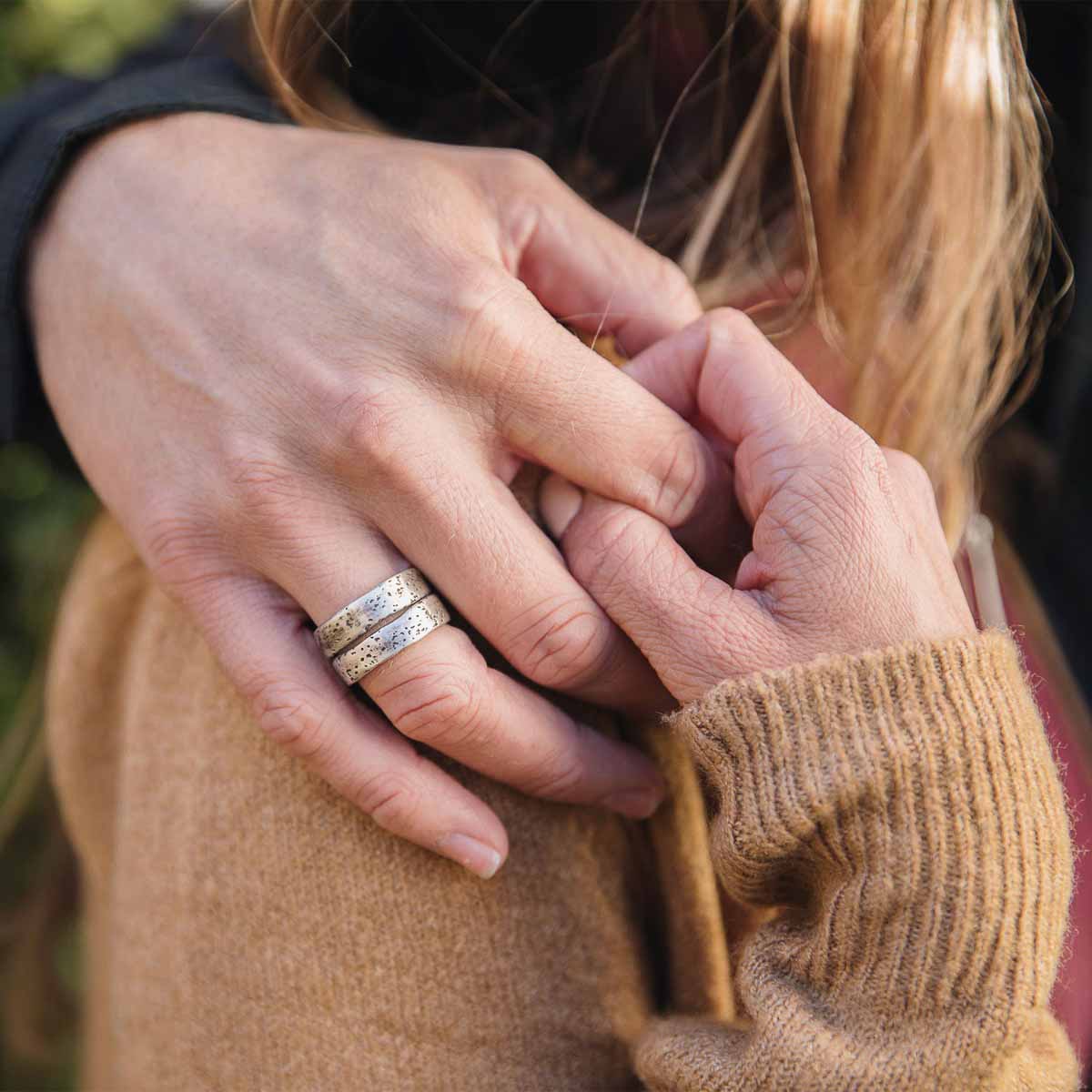 Withstand Stacking Ring [Antiqued Sterling Silver]