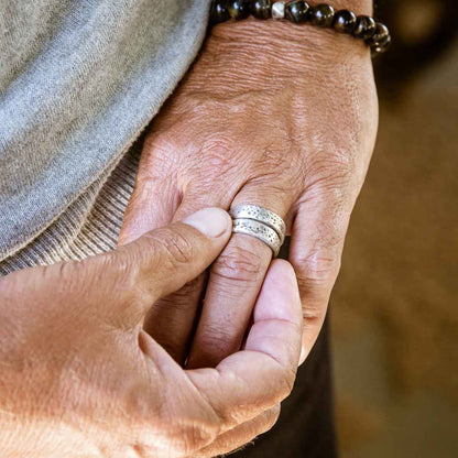 Withstand Stacking Ring [Antiqued Sterling Silver]