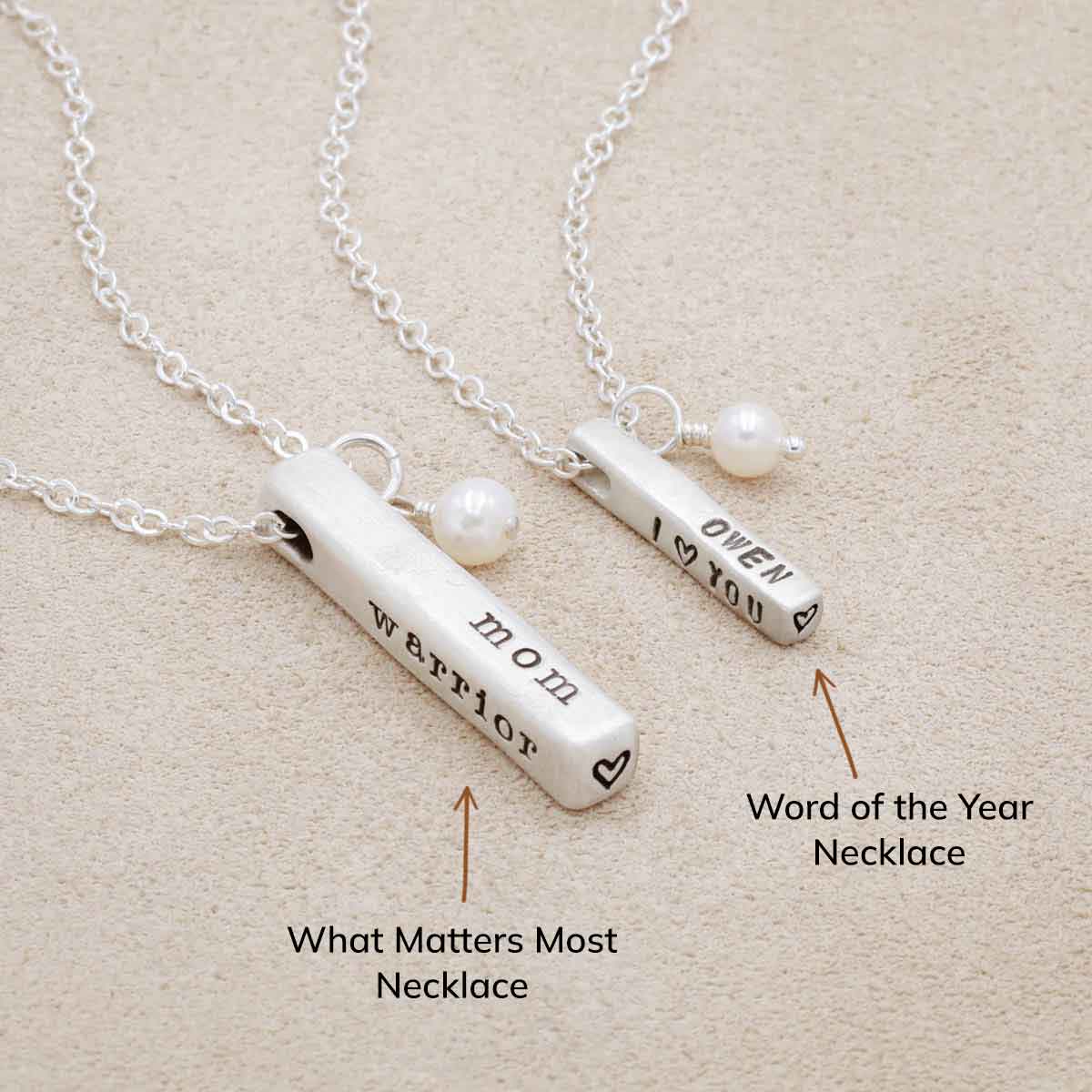 word of the year necklace