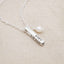 word of the year necklace, personalized up to 4 sides and handcrafted in sterling silver