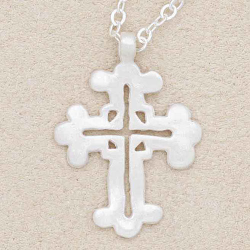 Work of Art Cross Necklace {Sterling Silver}