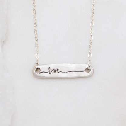 Written With Love Necklace {Sterling Silver}