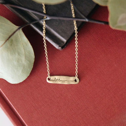 Written With Love Necklace {10k gold}