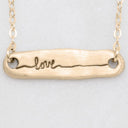 Written With Love Necklace {14k gold}