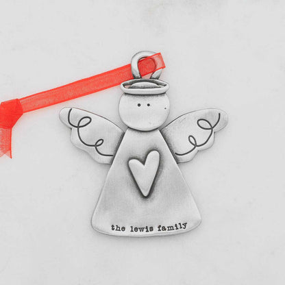 you're my angel ornament {pewter}